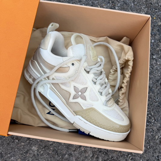 LOUIS VUITTON SKATES BEIGE EU 41.5 (FIT A UK 8)