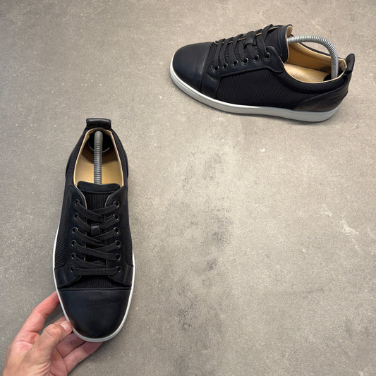 CHRISTIAN LOUBOUTIN MENS LOUIS JUNIORS BLACK EU 40 (FIT A UK 6.5)