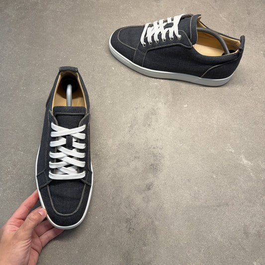 CHRISTIAN LOUBOUTIN MENS RANTULOW DENIM EU 41.5 (FIT A UK 8)