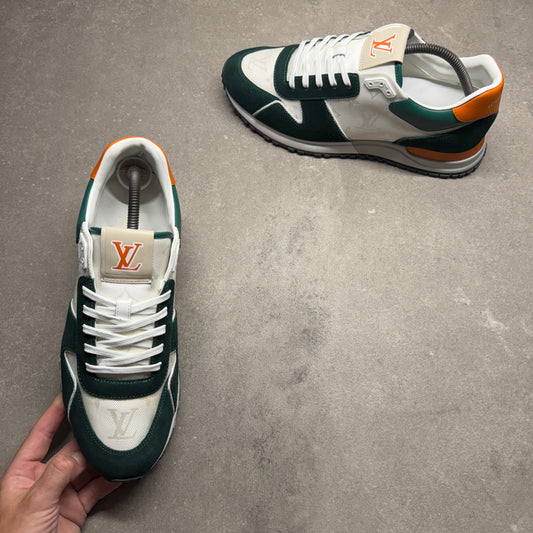 LOUIS VUITTON MENS RUN AWAY GREEN EU 41.5 (FIT A UK 8 / 8.5)