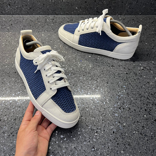 CHRISTIAN LOUBOUTIN MENS RANTULOW WHITE EU 44 (FIT A UK 10 / 10.5)