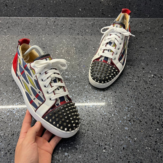 CHRISTIAN LOUBOUTIN MENS JUNIOR SPIKES MULTI EU 40.5 (FIT A UK 7)