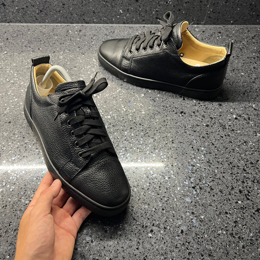 CHRISTIAN LOUBOUTIN MENS LOUIS JUNIOR BLACK EU 40.5 (FIT A UK 7)