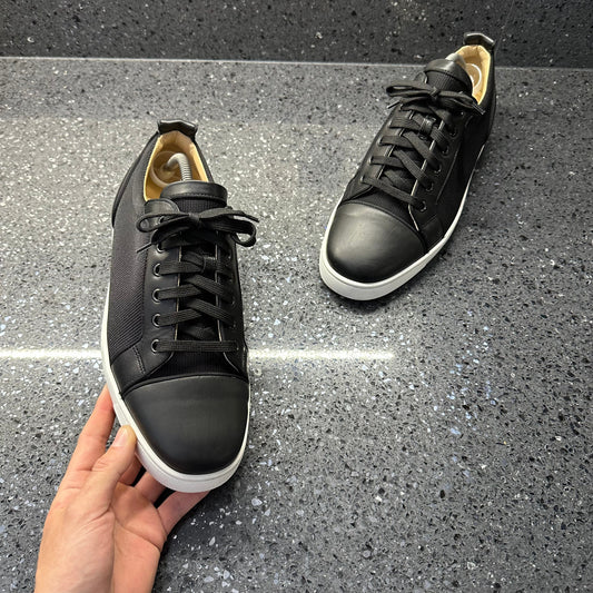CHRISTIAN LOUBOUTIN MENS RANTULOW BLACK EU 44 (FIT A UK UK 10 / 10.5)