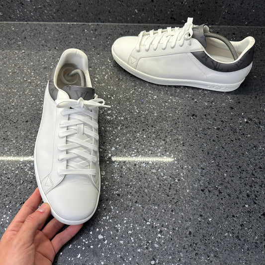 LOUIS VUITTON MENS LUXEMBOURG WHITE EU 42.5 (FIT A UK 9 / 9.5)