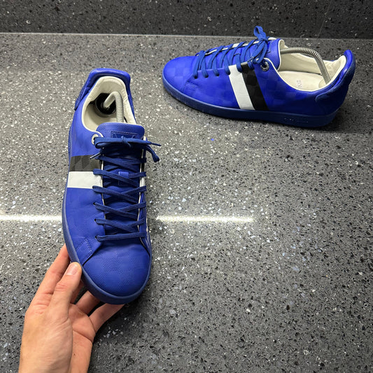LOUIS VUITTON MENS FRONTROW BLUE EU 42 (FIT A UK 9)