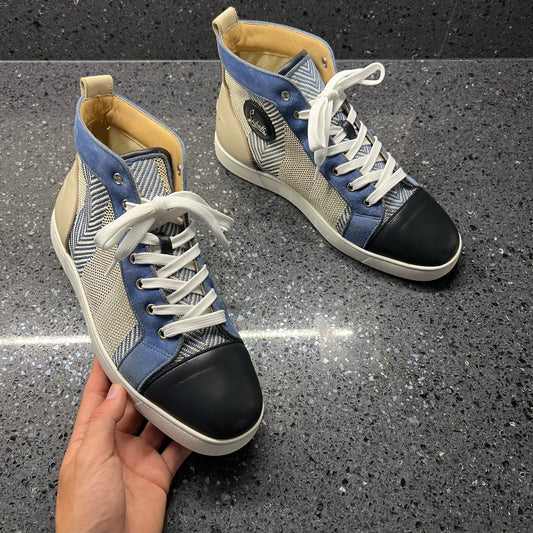 CHRISTIAN LOUBOUTIN MENS LOUIS ORLATO BLUE EU 43 (FIT A UK 9 / 9.5)
