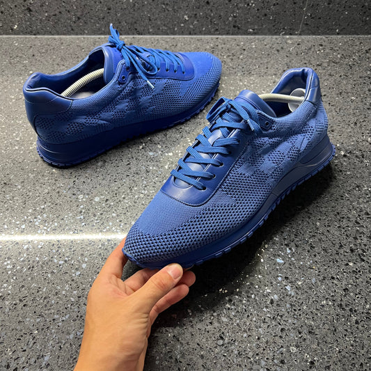 LOUIS VUITTON MENS RUN AWAY BLUE EU 43.5 (FIT A UK 10 / 10.5)